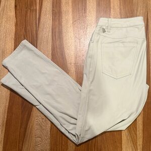 Lululemon pants size 31 Waist.Amazing condition. Very light in color light creme
